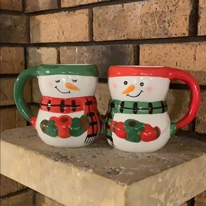 Two Snowman Mugs